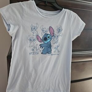 Disney Lilo and Stitch Girls 14 16 Short Sleeve T-Shirt- Stitch Experiment 626